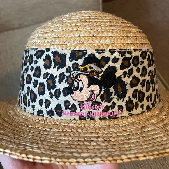 Disney Minnie Mouse animal print straw hat - Picture 7 of 8
